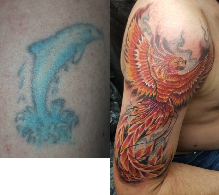 Cover Up Delphin -Phönix