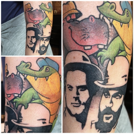 Krokodil und sein Nilpferd (verheilt folgt)