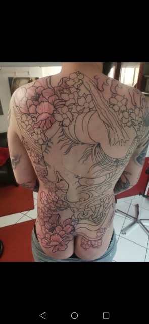 Hanya Backpiece in Progress