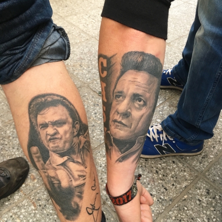 Johnny Cash Portrait voll abgeheilt 