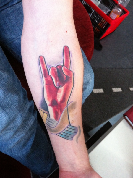 healed Metal Hand