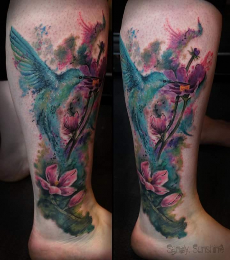 kosten-Tattoo: Cover up meines Kolibris