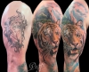 Oberarm Cover Up Tiger