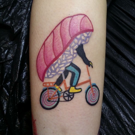 Sushi-Fahrrad 