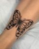 Blackwork Schmetterling