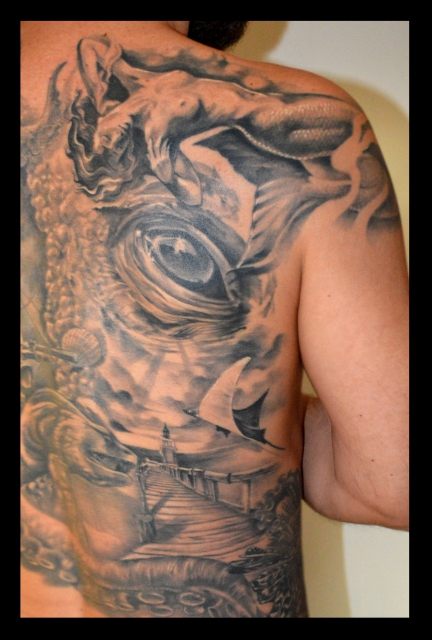 meerjungfrau-Tattoo: My deep blue sea Detailbild