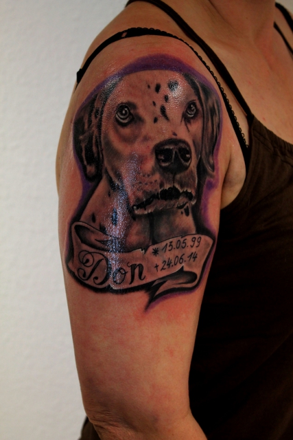 Hunde Porträt ,,RIP  Don ,,