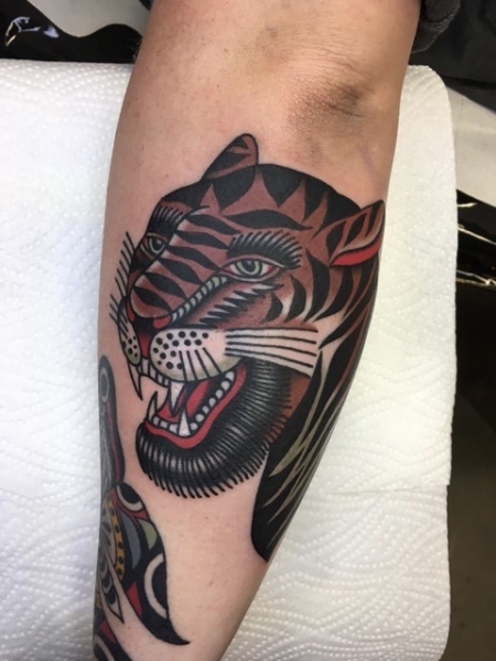 tiger-Tattoo: Grimm Tiger 