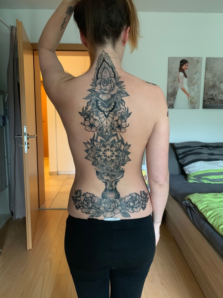 Mandala Rücken 