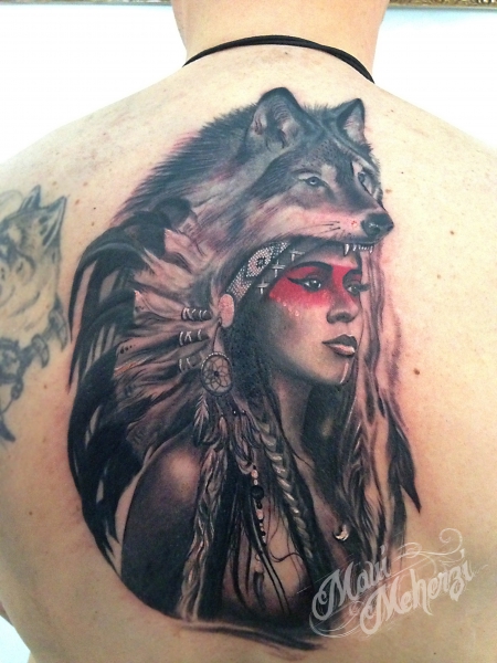 Native American Girl Indianerin