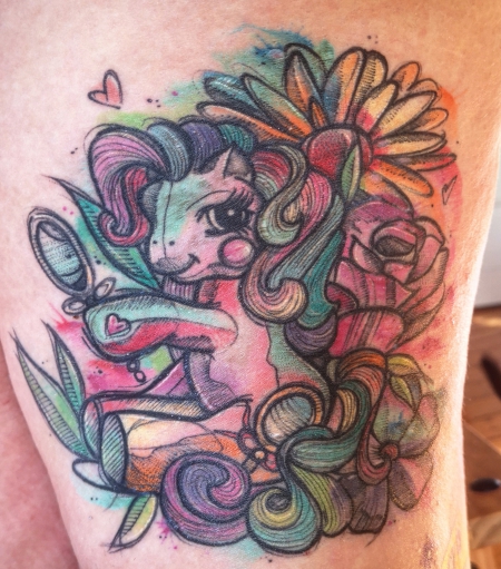 pony-Tattoo: Mein kleines Pony 