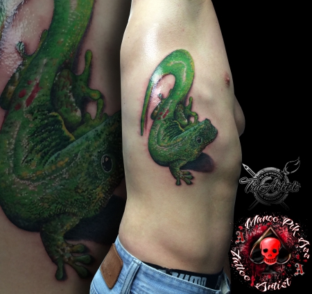 gecko-Tattoo: Gecko