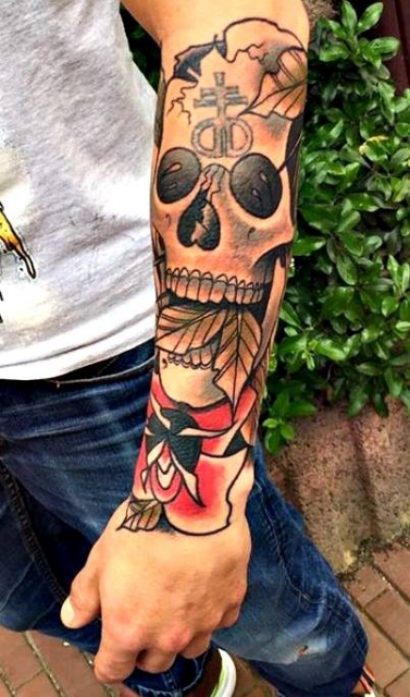 Old school skull 