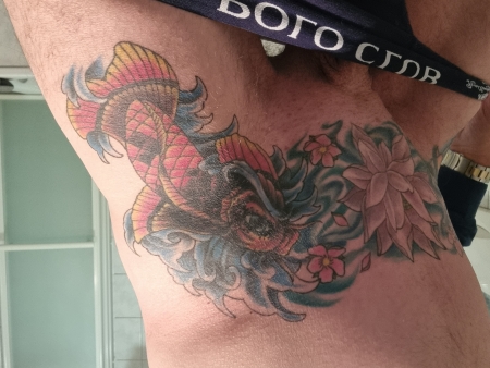 Cover-Up Koi und Lotus