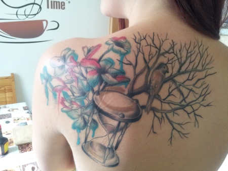 Ausbesserung Aquarell Tattoo @Julia Rehme 