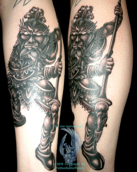 Monkey King (Affenkönig) by Tatoo Sailor Ralph