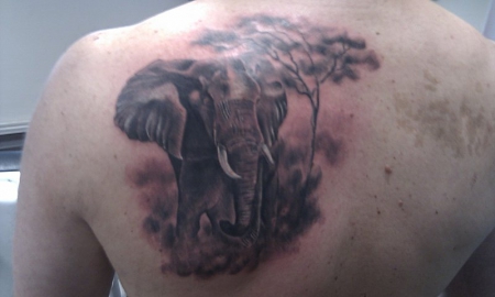 elefant-Tattoo: Elefant