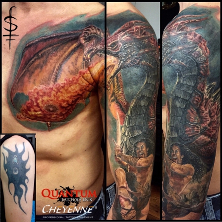 Dragon/Warrior Cover up