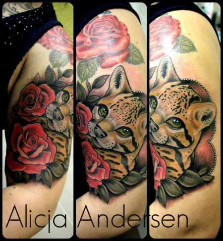 Ozelot Tattoo New Traditional