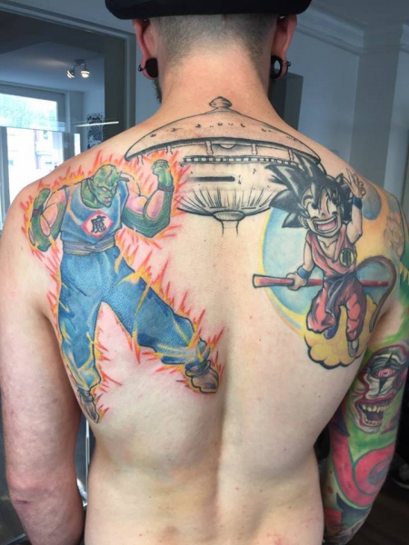 Dragonball Rücken - in progress