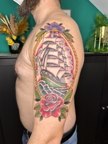 Traditional Schiff Tattoo