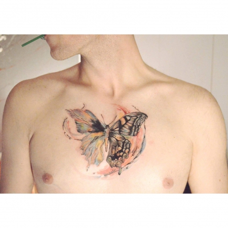 Watercolor Schmetterlin