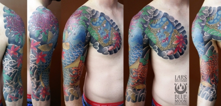 Koi und Rokkaku 3/4 Sleeve