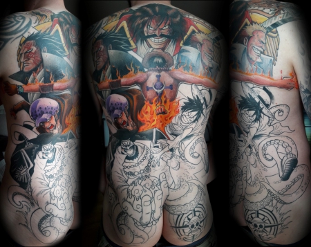 Anime Backpiece "One-Piece" in progress...