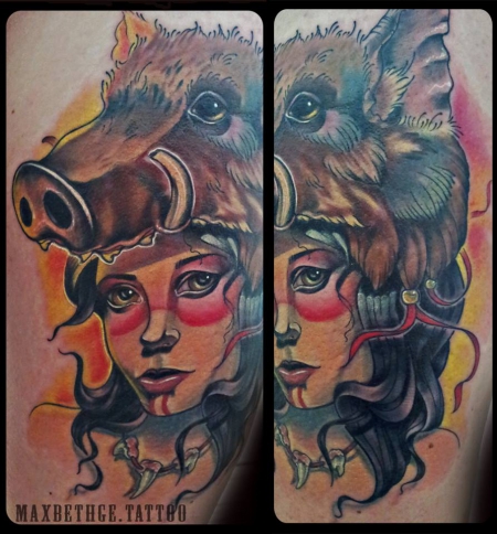 Lunatics Custom Tattoos by Max Bethge