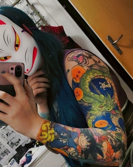Dragonball Sleeve Tattoo
