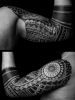 maori polynesian inspired tattoo