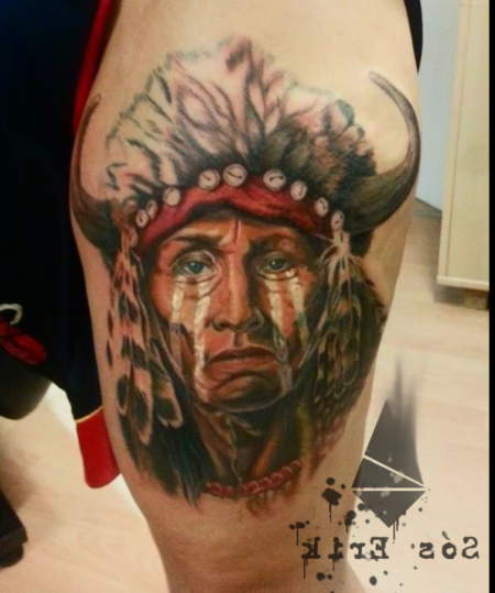 Indianer by Erik