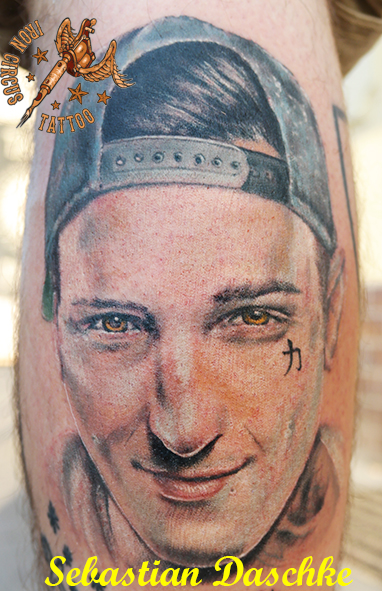Sebastian Daschke, Iron Circus, Berlin: Portrait Mitch Lucker, Ex Suicide Silence