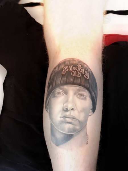 Eminem Portrait in progress