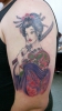 Geisha frisch gestochen