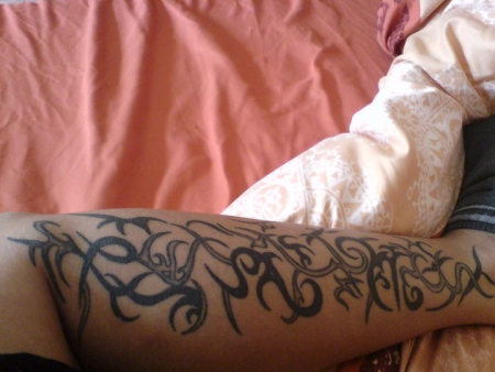 Mein erstes Tattoo. Tribal