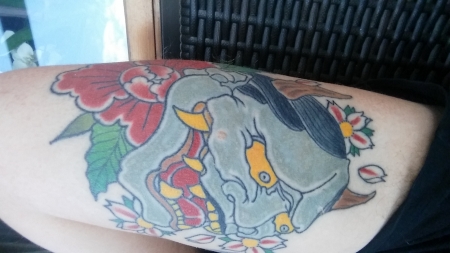 Hannya abgeheilt innenarm 