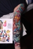Star Wars, Supermario, NOFX, Family, Childhood tattoo.