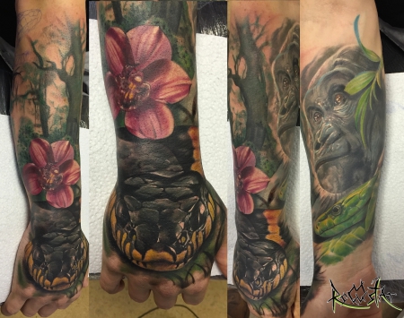 Dschungel-Sleeve