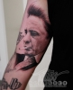 Johnny Cash Porträt - The King of Country Music