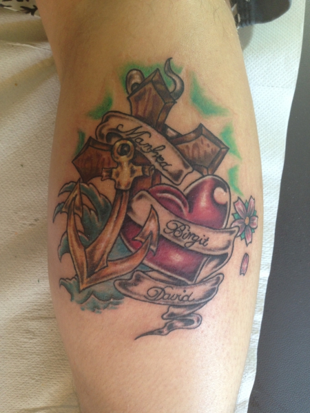 Familien- Seemannstattoo