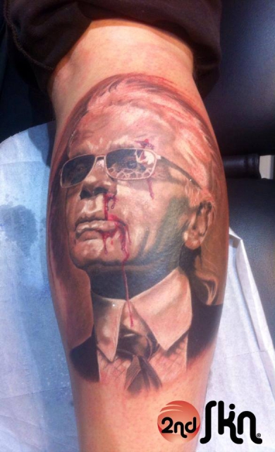 Karl Lagerfeld by Gombi