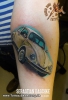 Sebastian Daschke, Iron Circus Tattoo, Berlin: VW Käfer