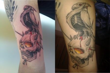 Skull / Raven