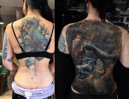 Gorillas als Cover Up 