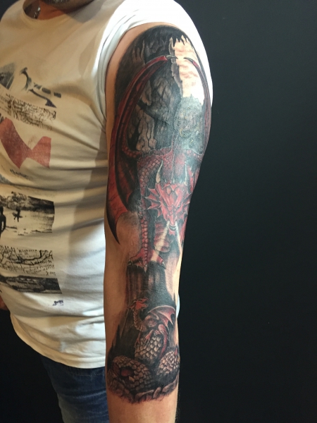 Cover up eines 20 Jahre alten Tattoos
