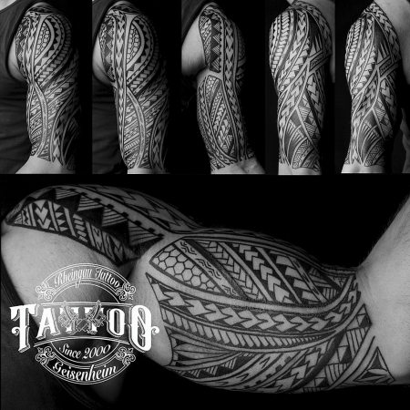 maori polynesian inspired tattoo