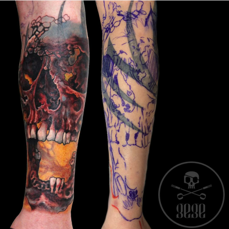 Cover up by Gege Boristattoo