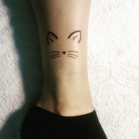 Erstes Selbstgestochenes Tattoo 