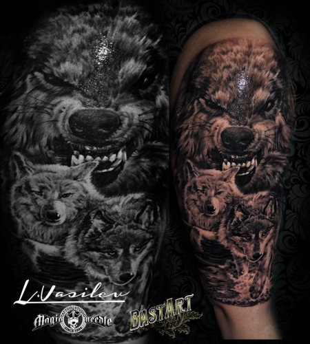 Böser Wolf 